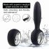 Aixiasia Dylon-Remote - draadloze oplaadbare anale vibrator (zwart)