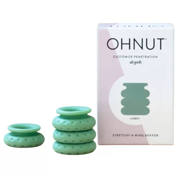 Ohnut - penetratiestop ring - verstelbaar - 4-delig - groen