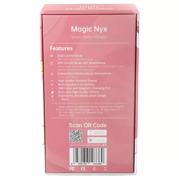 Magic Motion Nyx - waterdichte clitoris vibrator - koraal