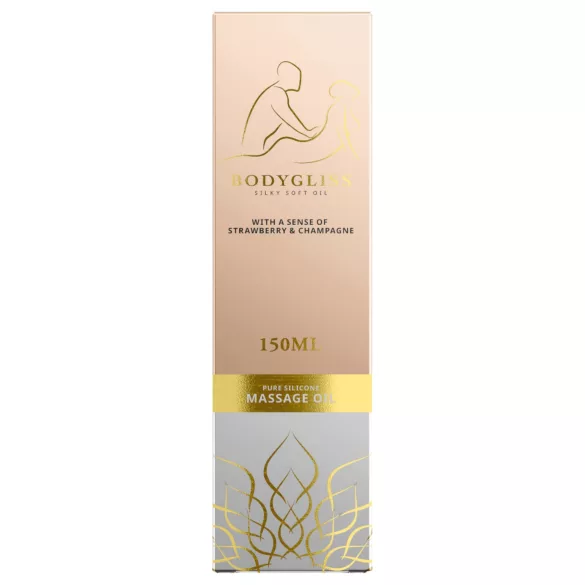 Bodygliss - massage olie en glijmiddel - aardbei - 150ml