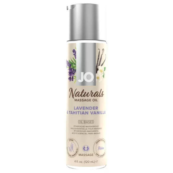 System JO - massageolie - lavendel vanille - 120ml
