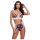 Baci - Bloemen kanten BH set, hoge taille - M/L