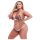 Baci Plus Size - bloemenkant BH set