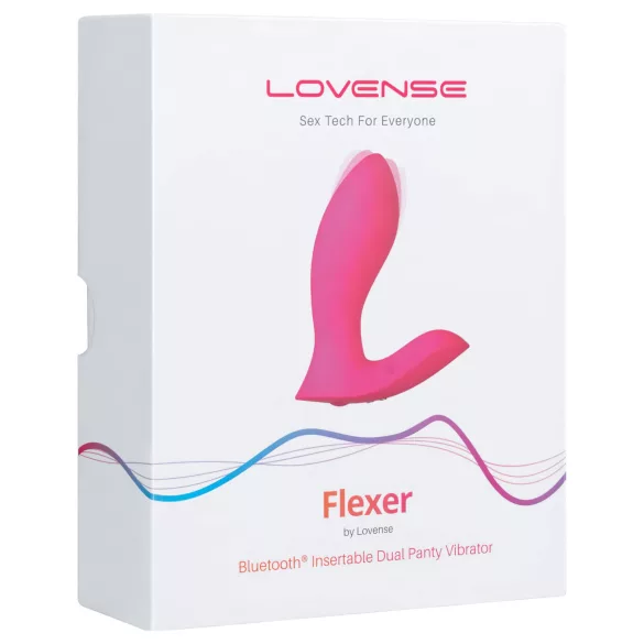 Lovense Flexer Panty - oplaadbare 2-in-1 vibrator - roze