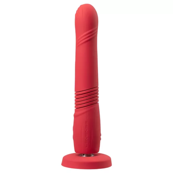 LOVENSE Gravity - oplaadbare, stotende vibrator (rood)