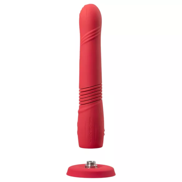 LOVENSE Gravity - oplaadbare, stotende vibrator (rood)
