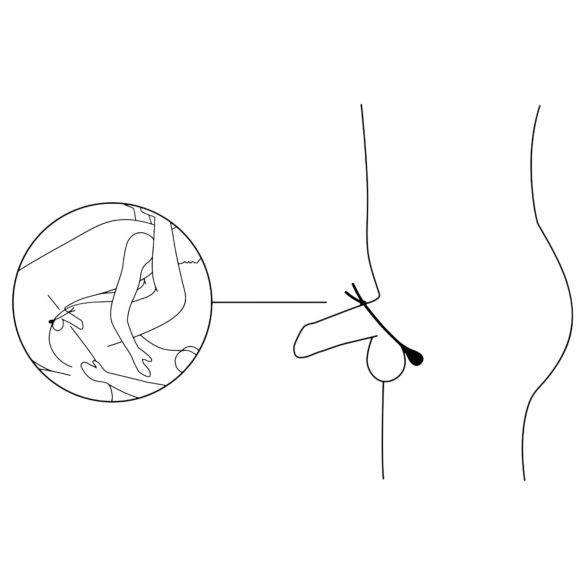 Nexus Forge - vibrerende verstelbare penisring - siliconen - zwart