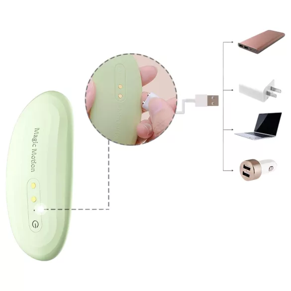 Magic Motion Nyx - draagbare app-gestuurde slipjesvibrator (groen)