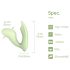 Magic Motion Umi - slimme 2-in-1 vibrator (groen)