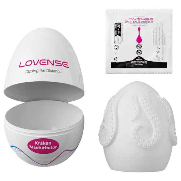 LOVENSE Kraken - ei-masturbator - wit