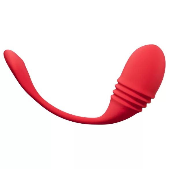 Lovense - vibrerende eistimulator met stootfunctie - app bestuurbaar - rood
