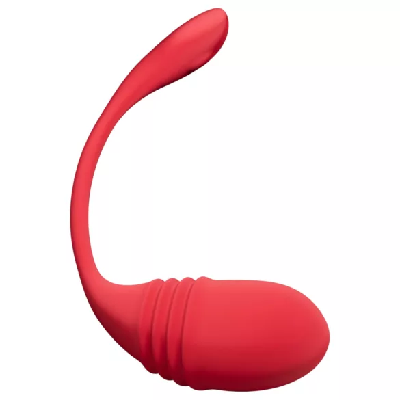 Lovense - vibrerende eistimulator met stootfunctie - app bestuurbaar - rood