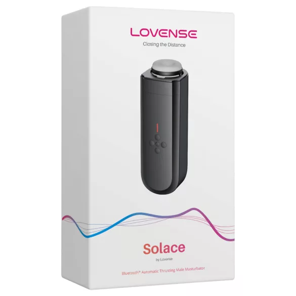 Lovense Solace - App-gestuurde masturbator voor mannen (zwart)