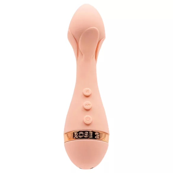 Vush The Rose 2 - oplaadbare waterproof vibrator - siliconen - roze
