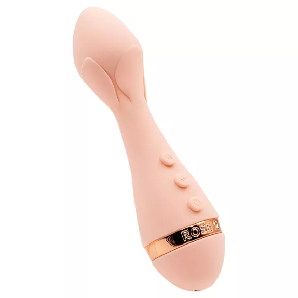 Vush Fleur - oplaadbare, waterdichte massagevibrator (roze)