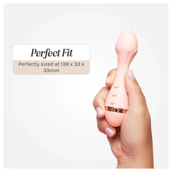 Vush Fleur - oplaadbare, waterdichte massagevibrator (roze)